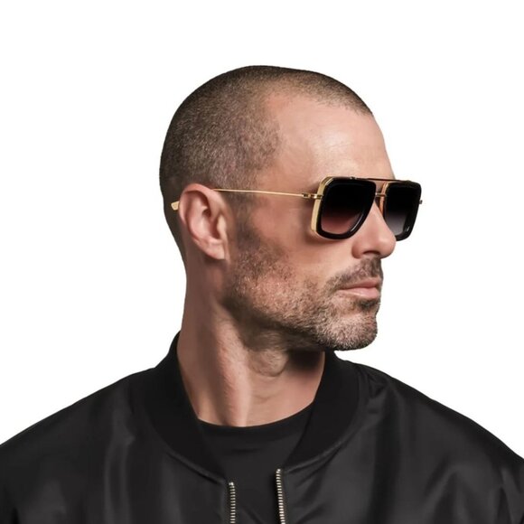 NEW  DITA SUNGLASSES GOLD BLACK MEN EYEWEAR DITA DITA - Picture 2 of 4